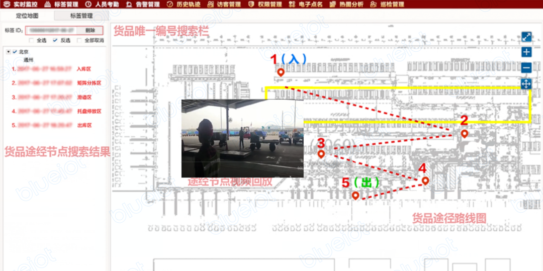 拖斗车途经路线/节点查询